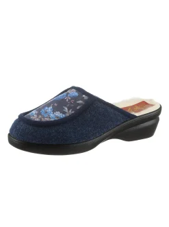 Hausschuhe|Schawos Pantoffel marine