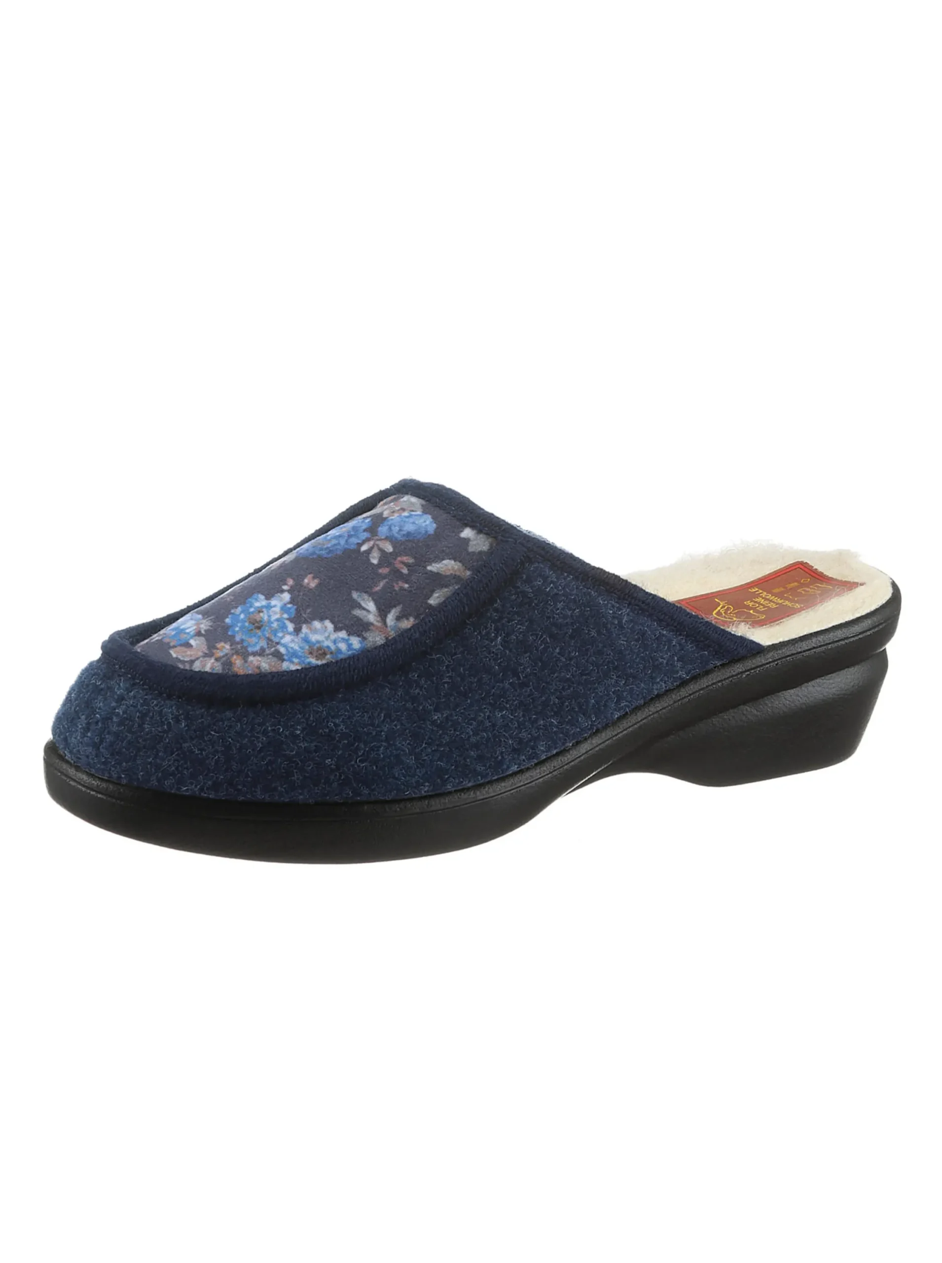 Hausschuhe|Schawos Pantoffel marine