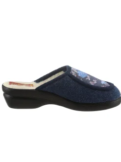 Hausschuhe|Schawos Pantoffel marine