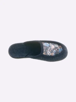 Hausschuhe|Schawos Pantoffel marine