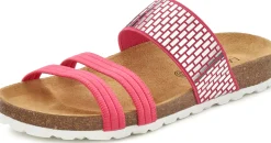 Pantoletten|LASCANA Pantolette pink