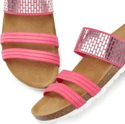 Pantoletten|LASCANA Pantolette pink