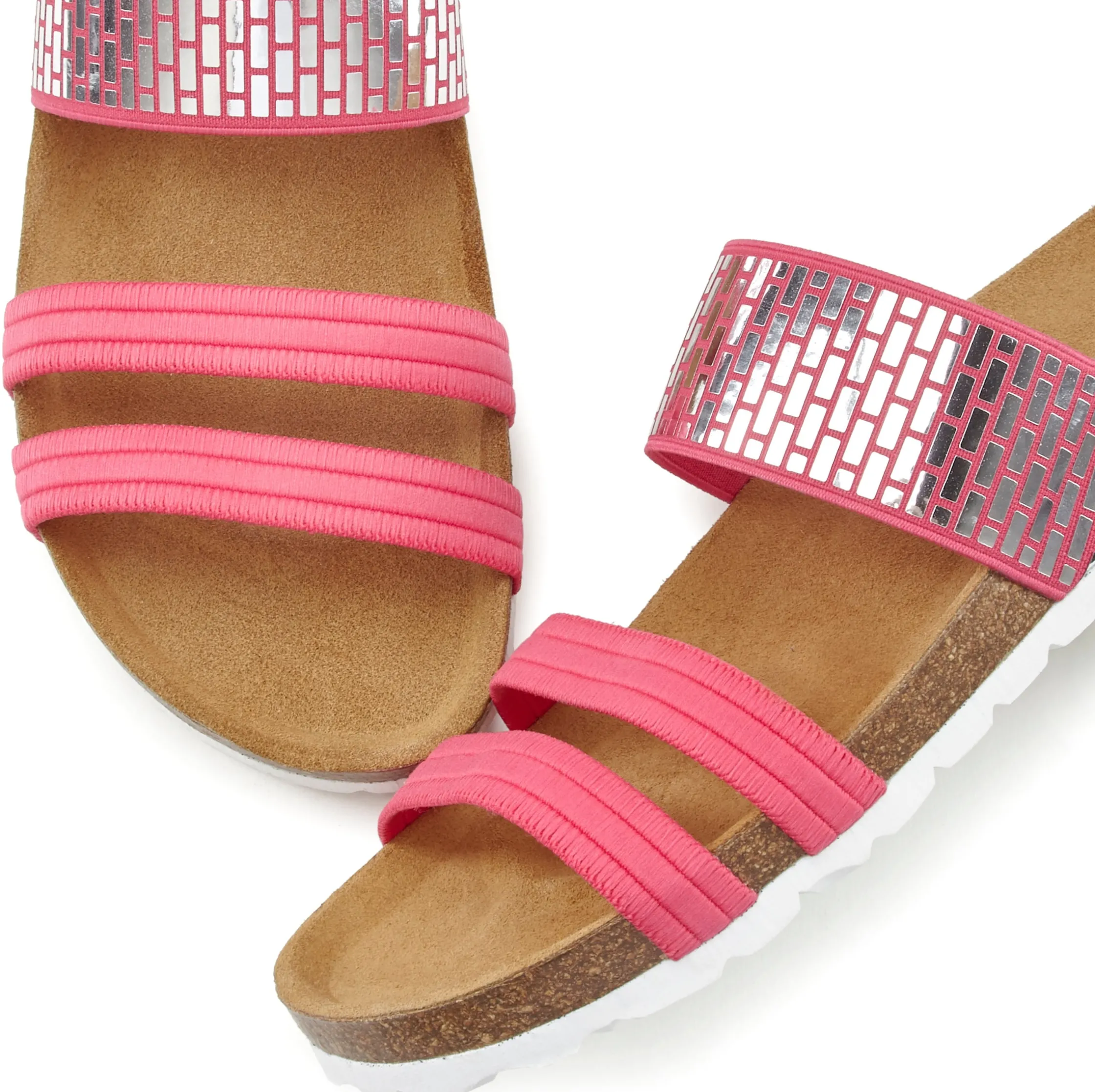 Pantoletten|LASCANA Pantolette pink