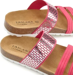 Pantoletten|LASCANA Pantolette pink