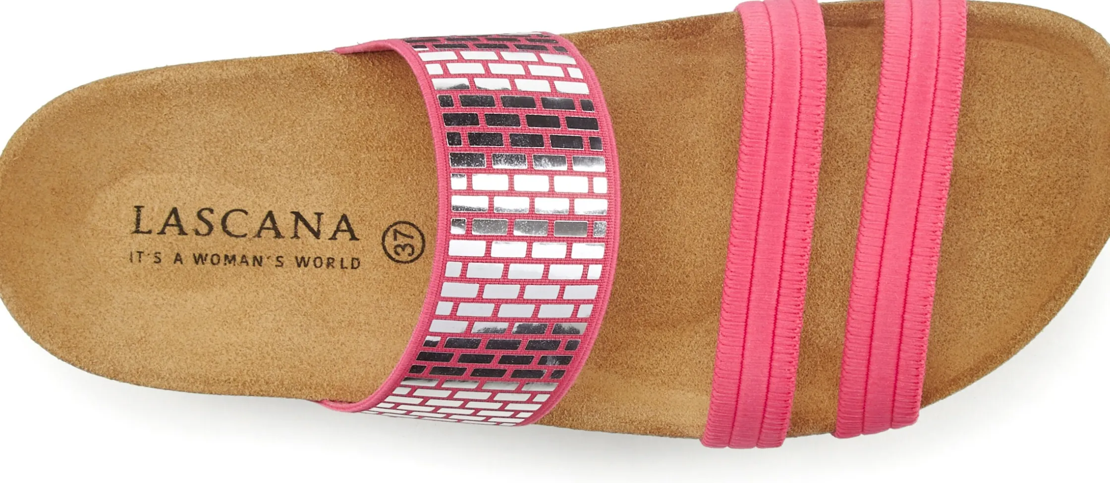 Pantoletten|LASCANA Pantolette pink