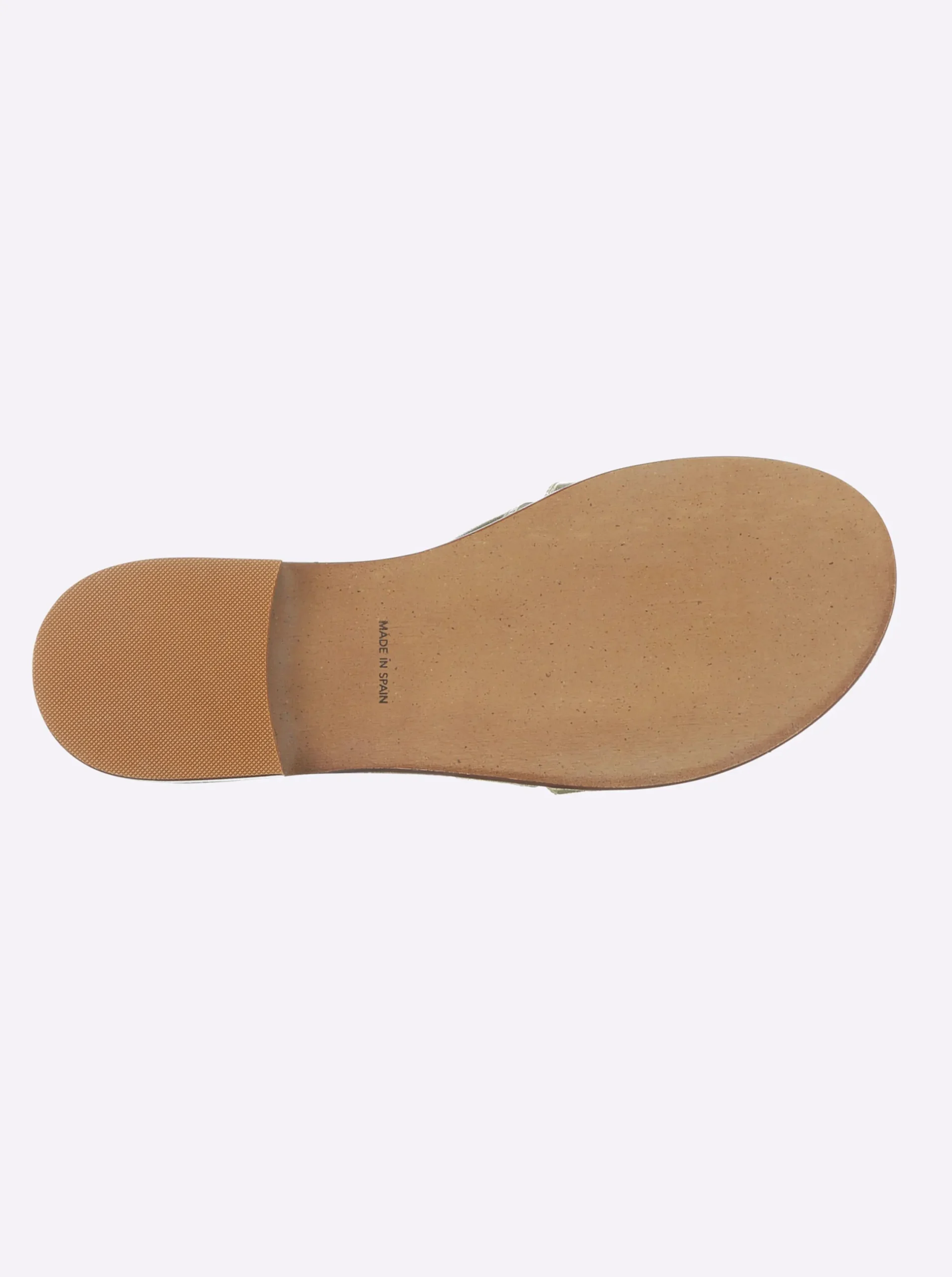 Pantoletten|heine Pantolette goldfarben