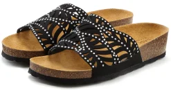 Pantoletten|LASCANA Pantolette schwarz