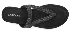 Pantoletten|Vivance Pantolette schwarz