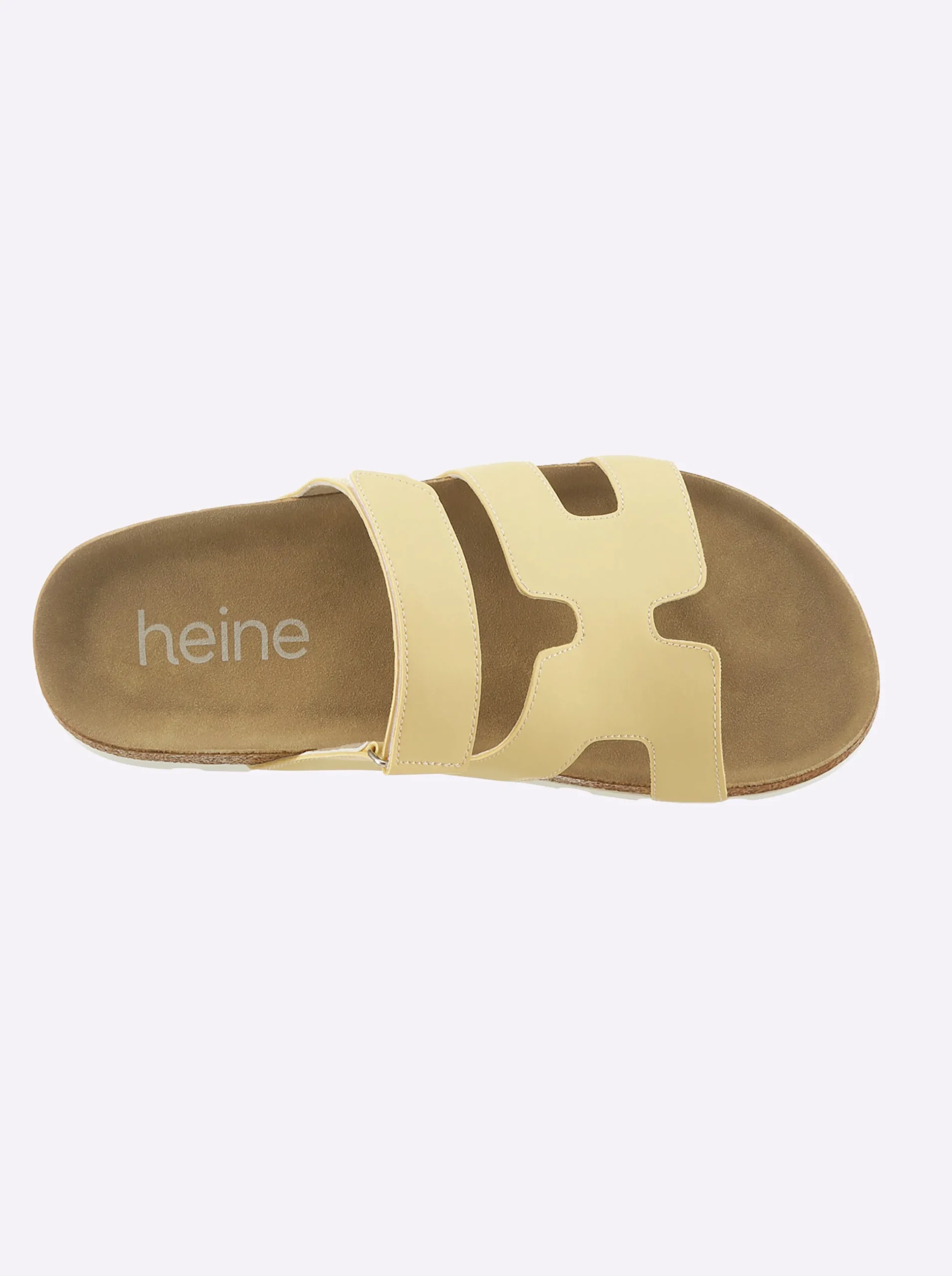 Pantoletten|heine Pantolette zitronengelb