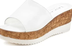 Pantoletten|LASCANA Pantolette weiß