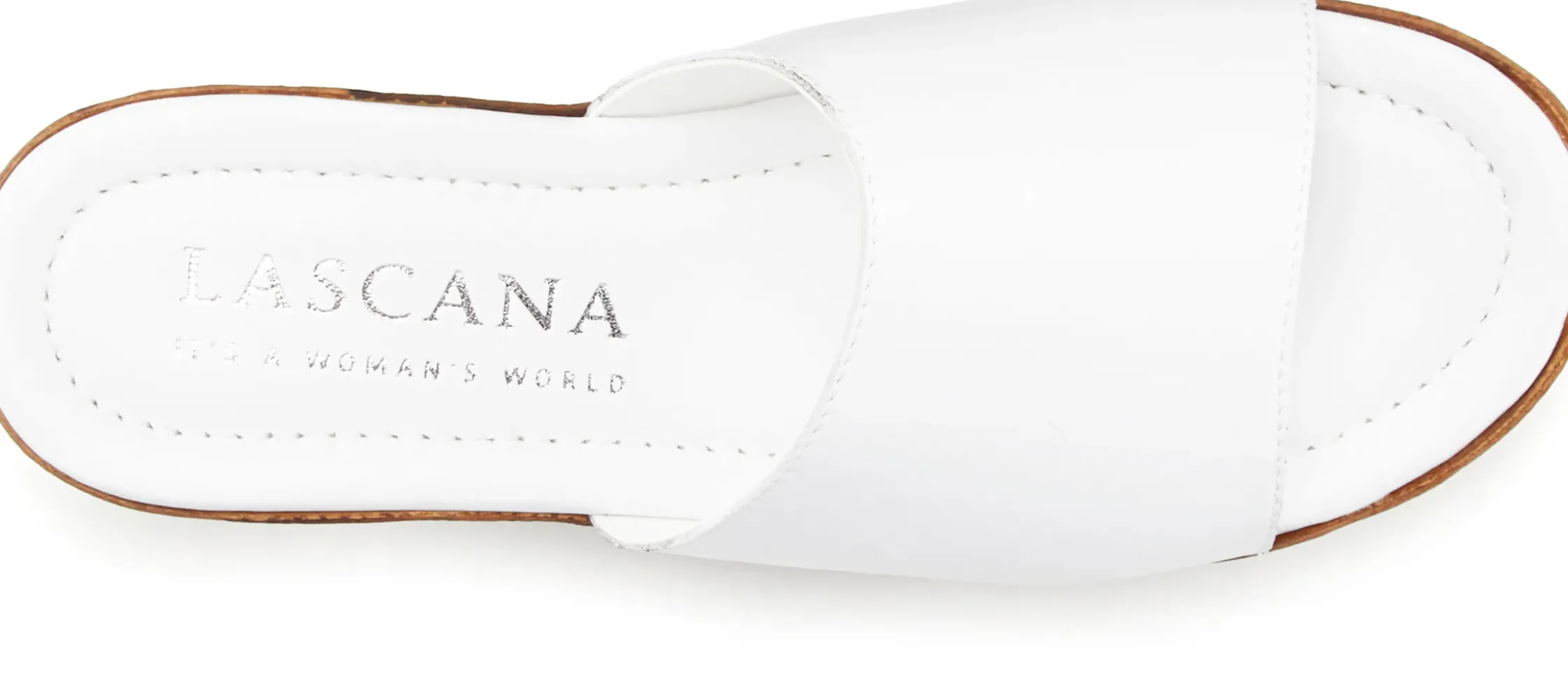 Pantoletten|LASCANA Pantolette weiß