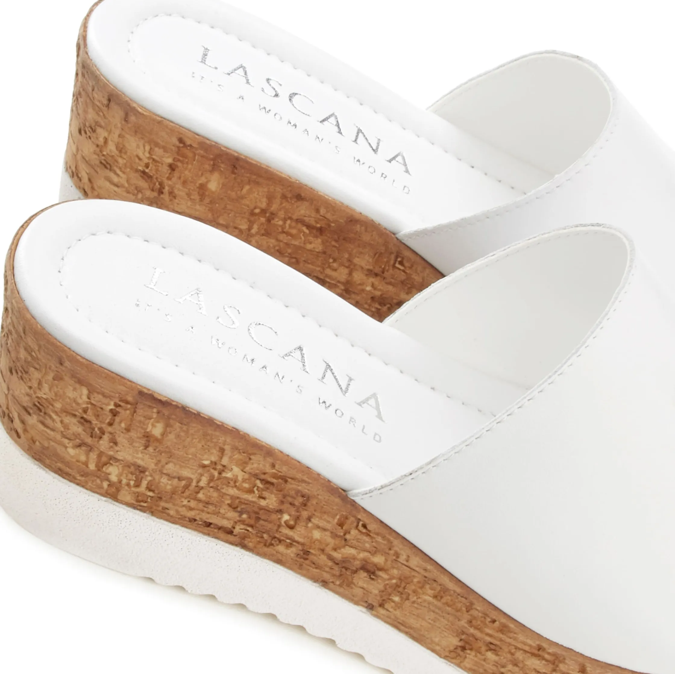 Pantoletten|LASCANA Pantolette weiß