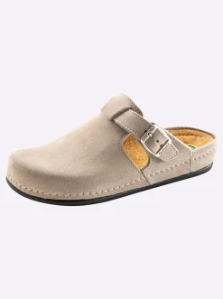 Pantoletten|Dr. Feet Pantolette taupe