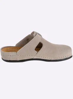 Pantoletten|Dr. Feet Pantolette taupe