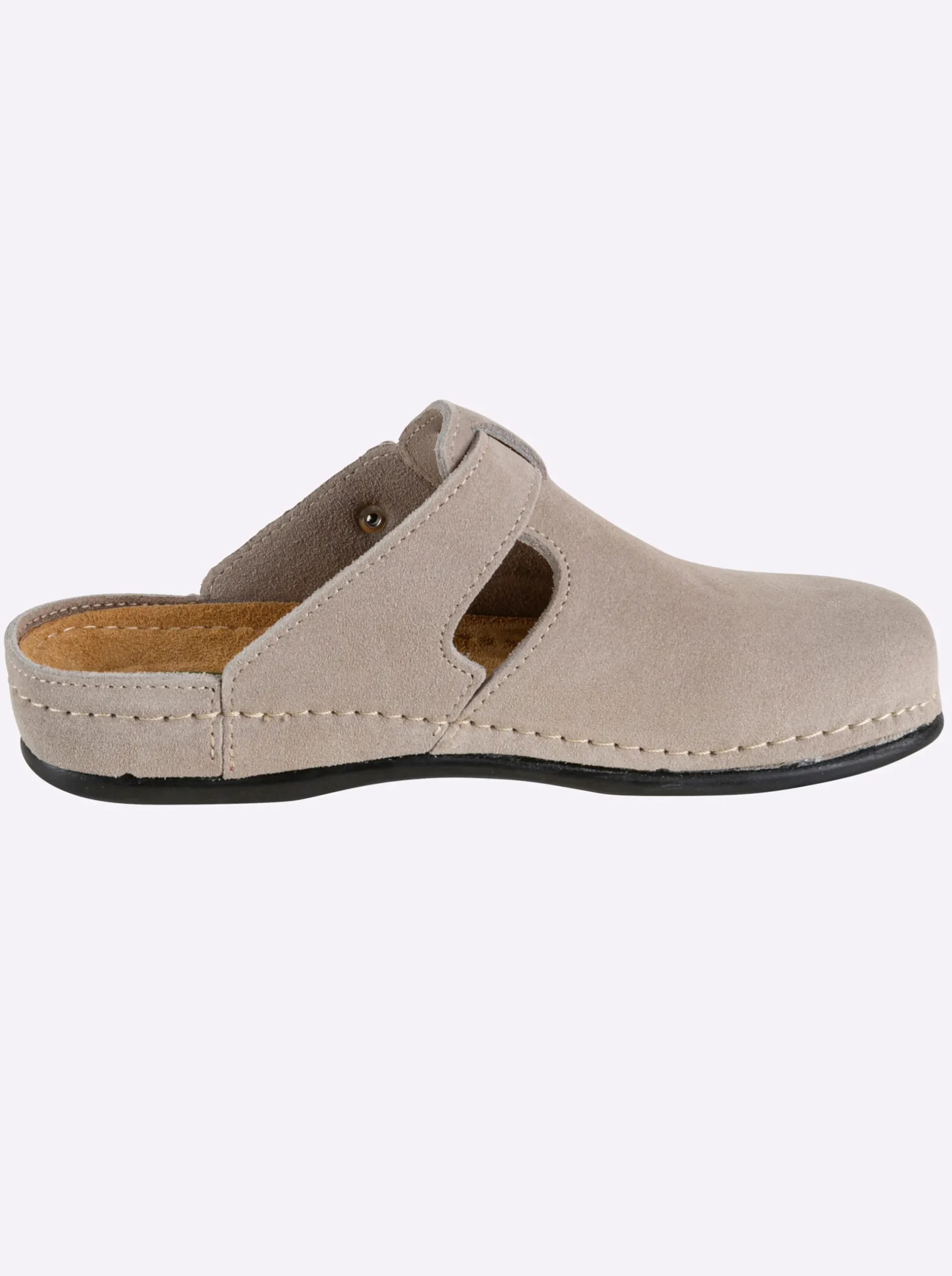 Pantoletten|Dr. Feet Pantolette taupe