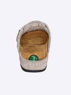 Pantoletten|Dr. Feet Pantolette taupe
