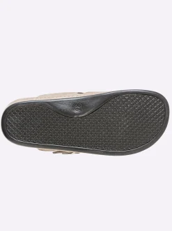 Pantoletten|Dr. Feet Pantolette taupe