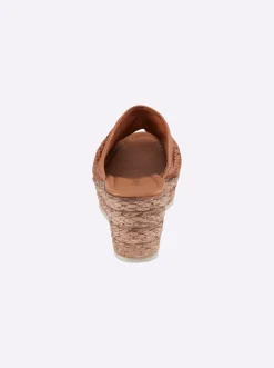 Pantoletten|Andrea Conti Pantolette camel