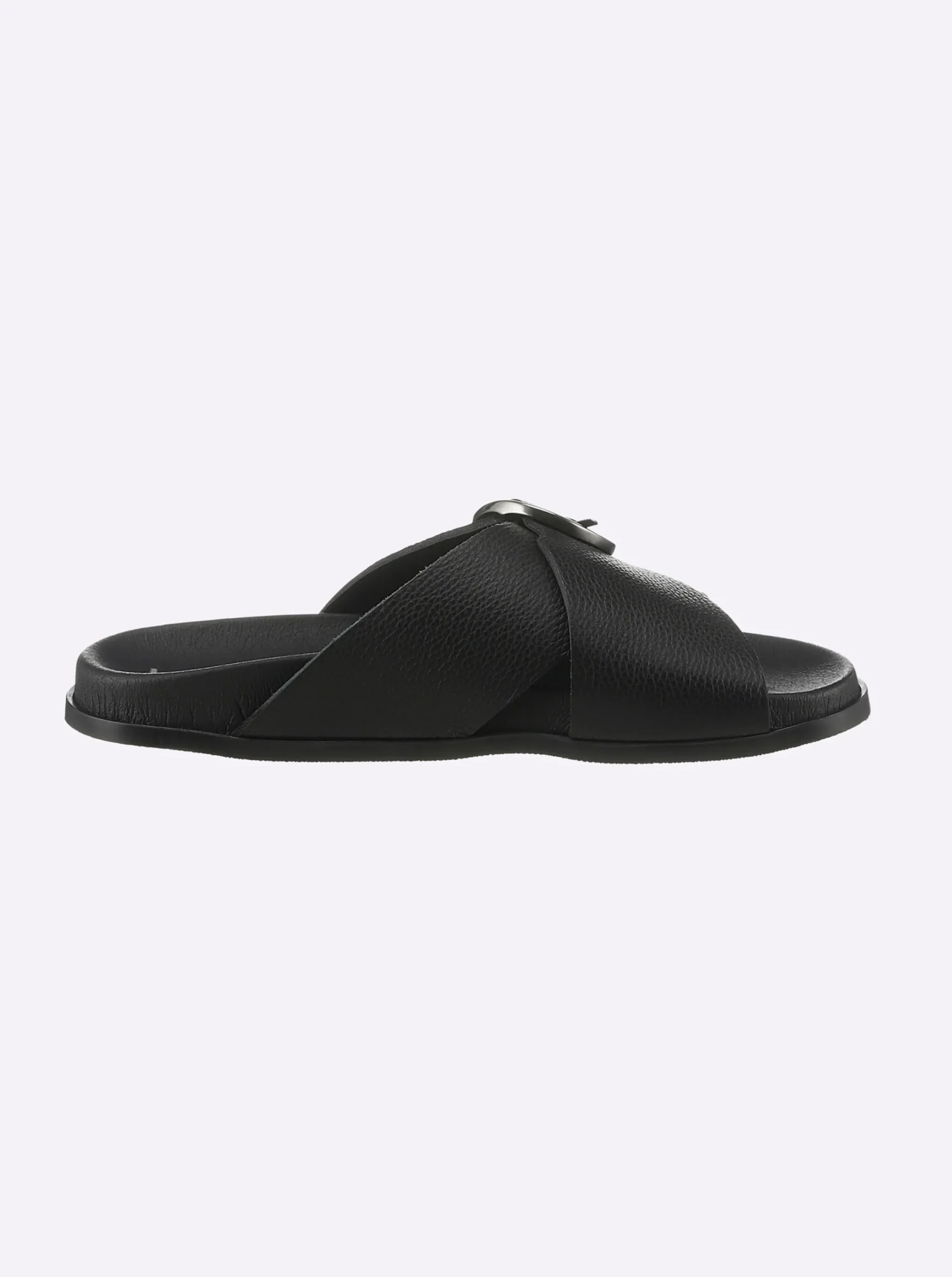 Pantoletten|heine Pantolette schwarz