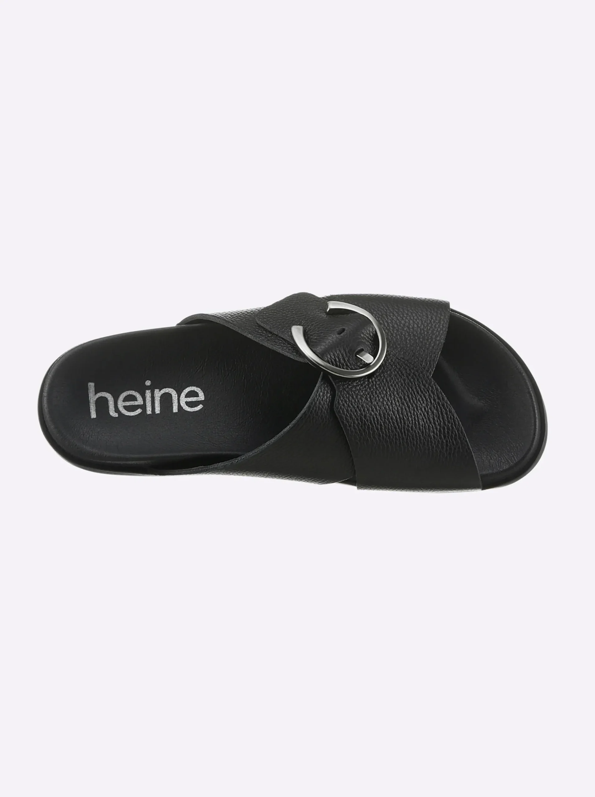 Pantoletten|heine Pantolette schwarz