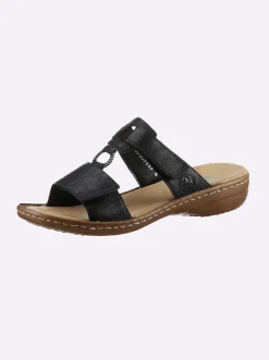 Pantoletten|Rieker Pantolette schwarz