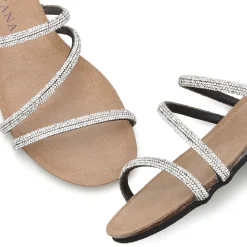 Pantoletten|LASCANA Pantolette silberfarben