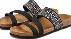 Pantoletten|LASCANA Pantolette schwarz