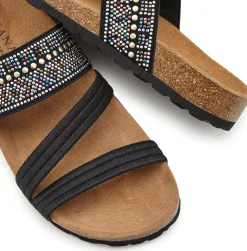Pantoletten|LASCANA Pantolette schwarz