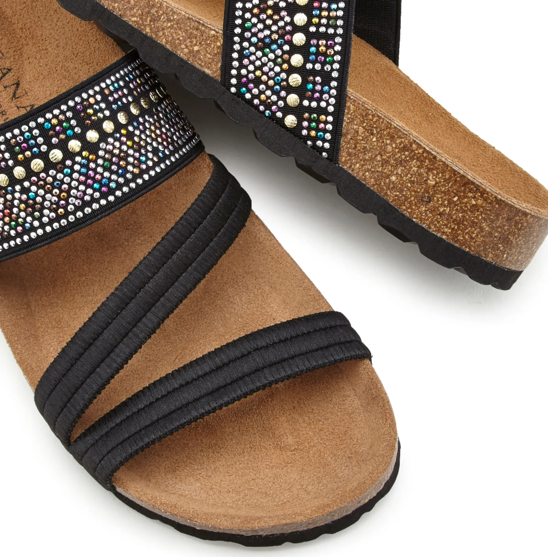 Pantoletten|LASCANA Pantolette schwarz