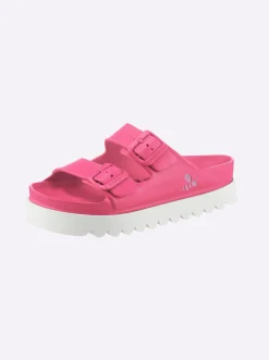 Pantoletten|heine Pantolette pink