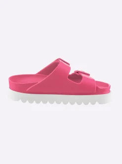 Pantoletten|heine Pantolette pink