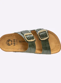 Hausschuhe|Mubb Pantolette grün