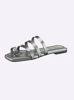 Pantoletten|Sandalen & Sandaletten|heine Pantolette anthrazit-metallic