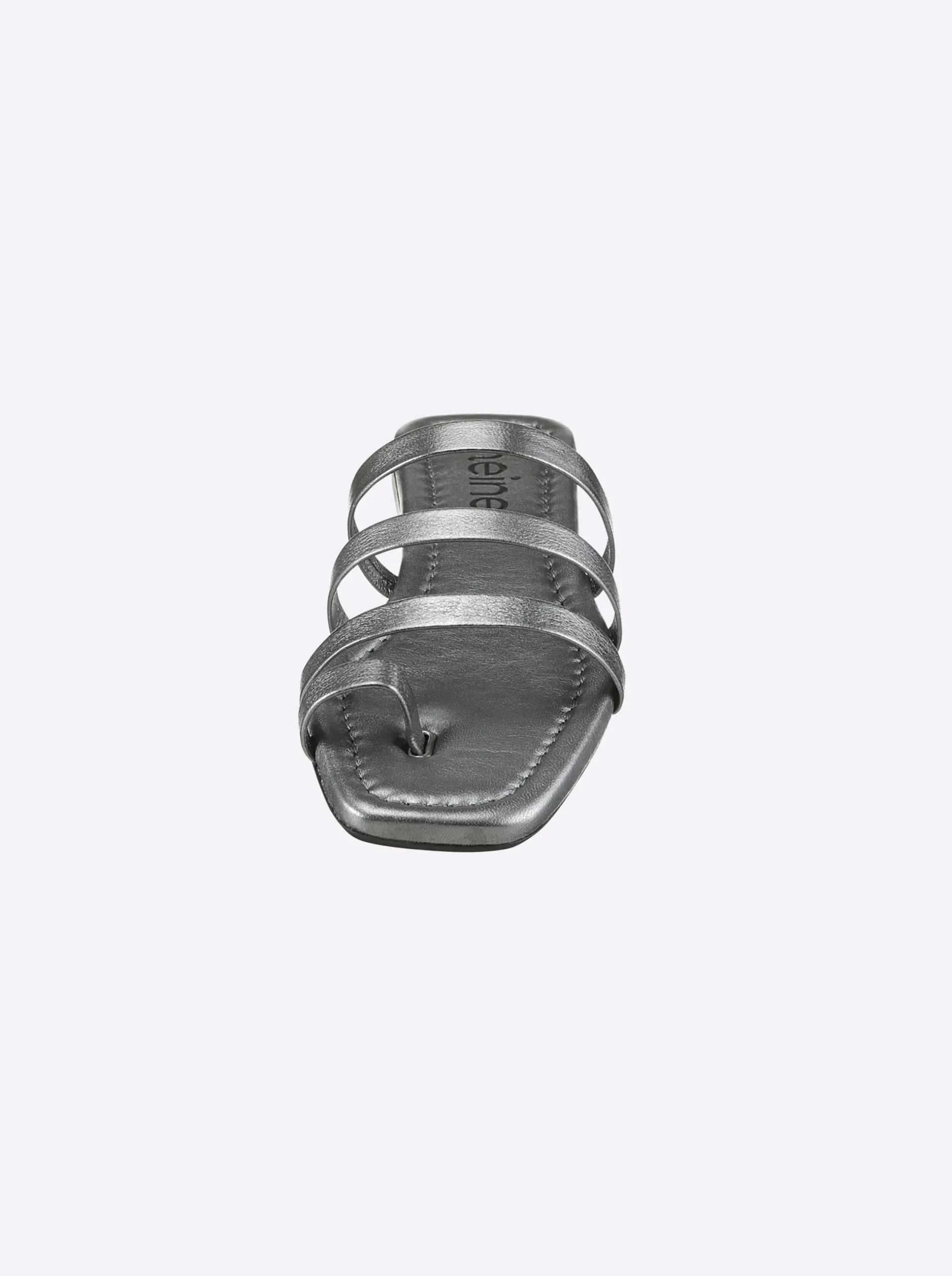 Pantoletten|Sandalen & Sandaletten|heine Pantolette anthrazit-metallic