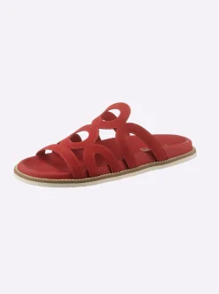 Pantoletten|heine Pantolette rot