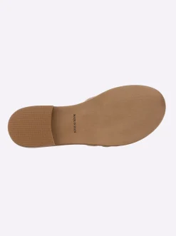 Pantoletten|heine Pantolette cognac