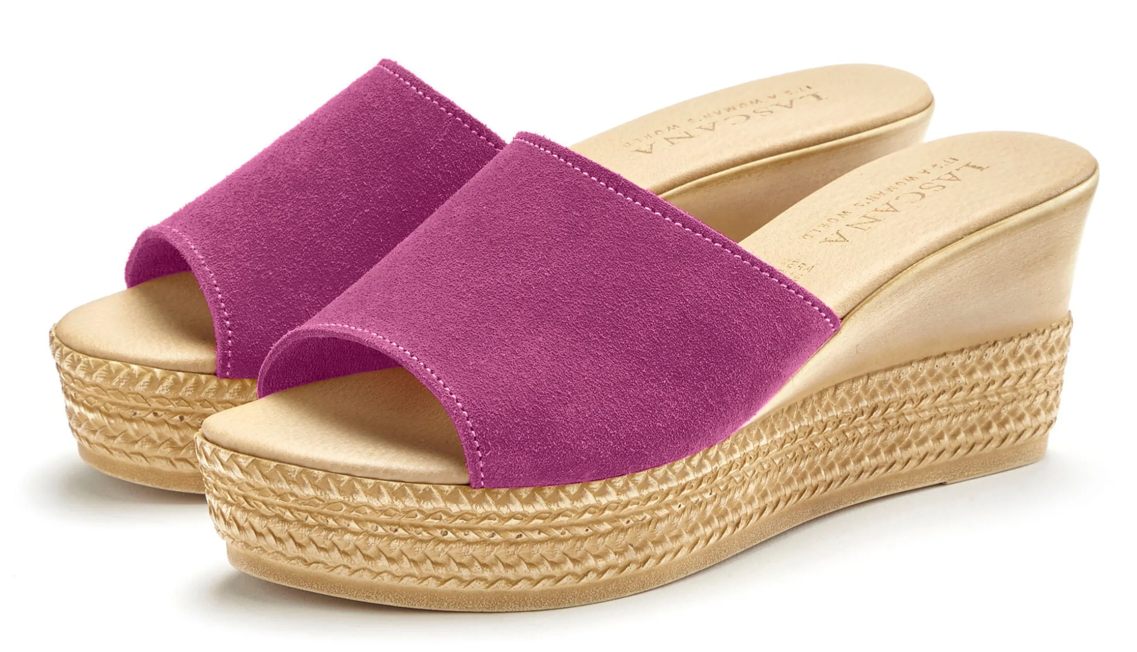 Pantoletten|LASCANA Pantolette fuchsia