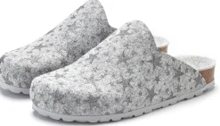 Pantoletten|Vivance Pantolette grau