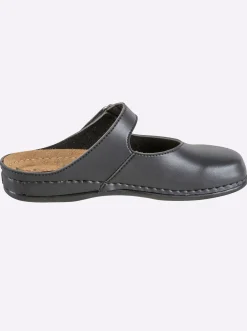 Pantoletten|Dr. Feet Pantolette schwarz