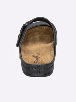 Pantoletten|Dr. Feet Pantolette schwarz