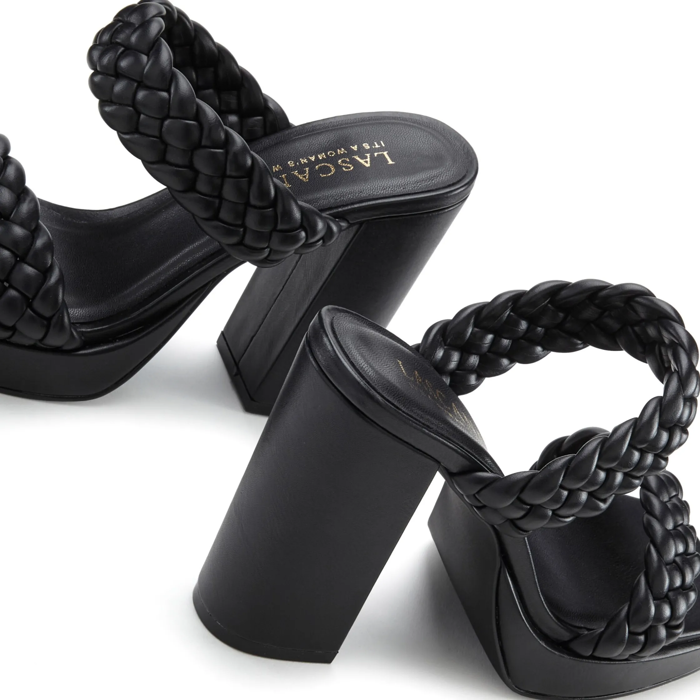 Pantoletten|LASCANA Pantolette schwarz