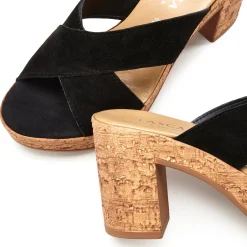 Pantoletten|LASCANA Pantolette schwarz
