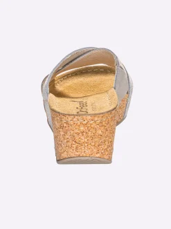 Pantoletten|Dr. Feet Pantolette taupe