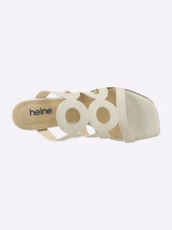 Pantoletten|heine Pantolette beige