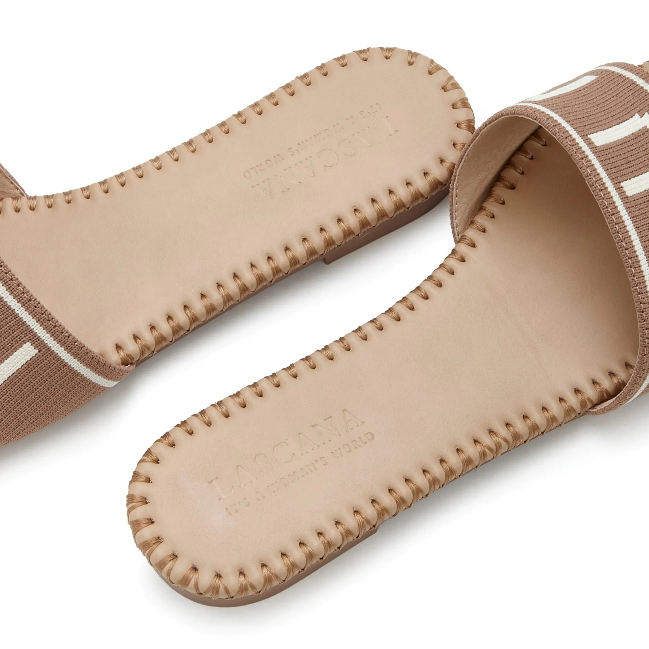 Pantoletten|LASCANA Pantolette taupe