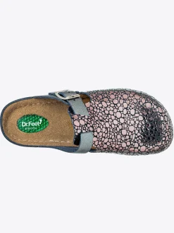 Hausschuhe|Pantoletten|Dr. Feet Pantolette anthrazit