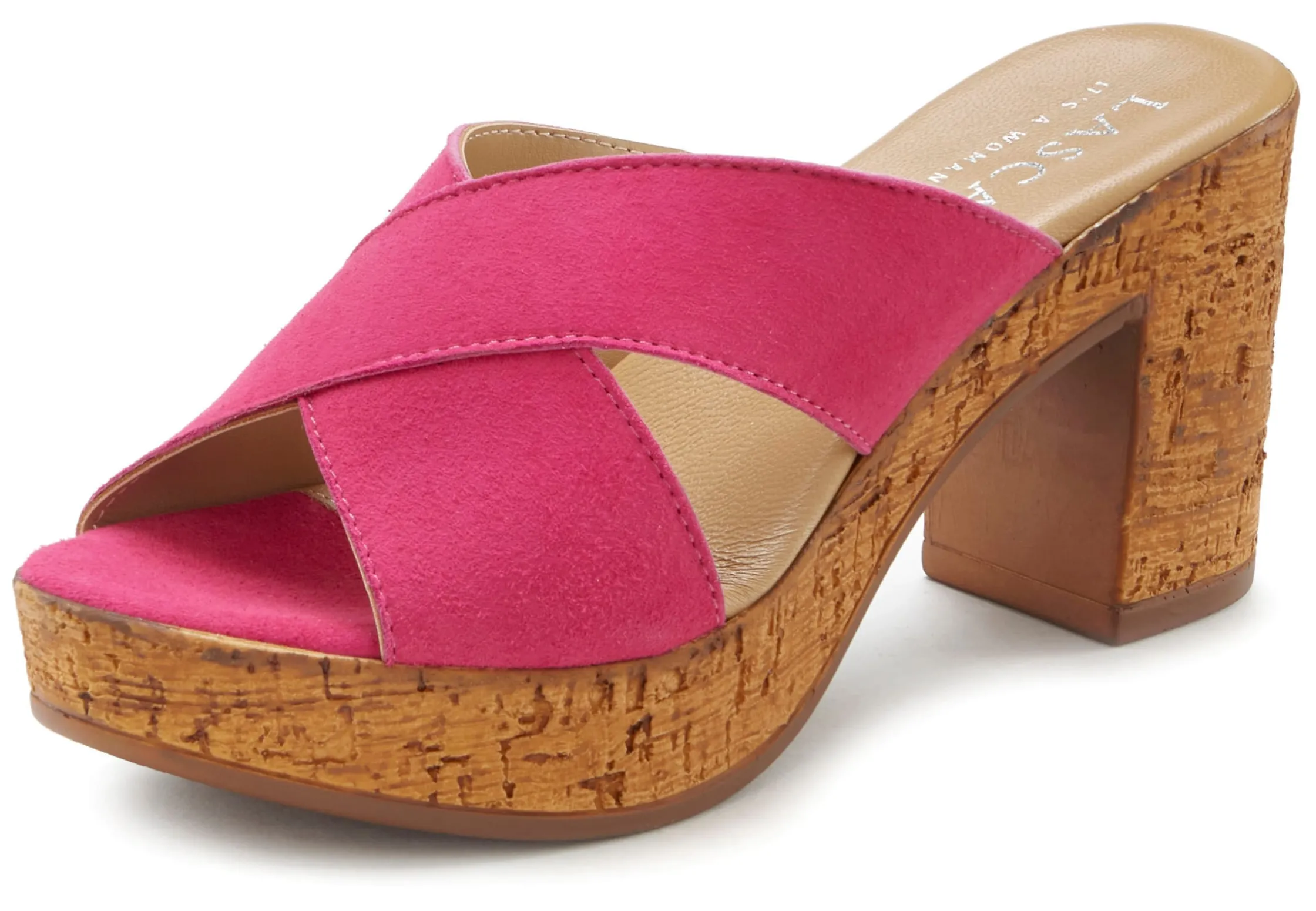 Pantoletten|LASCANA Pantolette pink