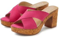 Pantoletten|LASCANA Pantolette pink