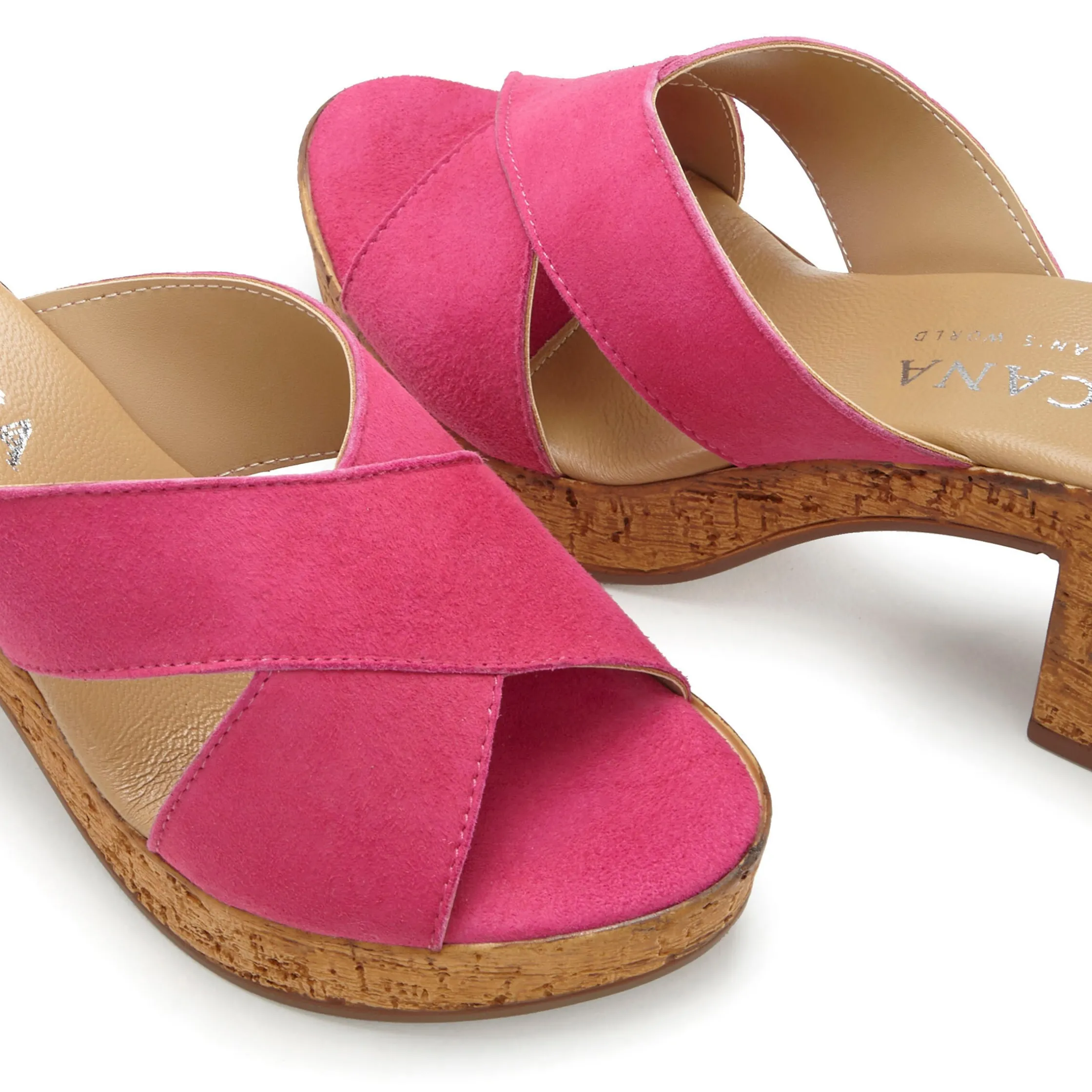 Pantoletten|LASCANA Pantolette pink