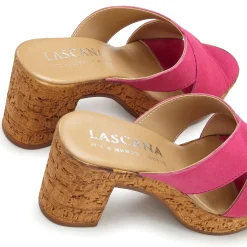 Pantoletten|LASCANA Pantolette pink